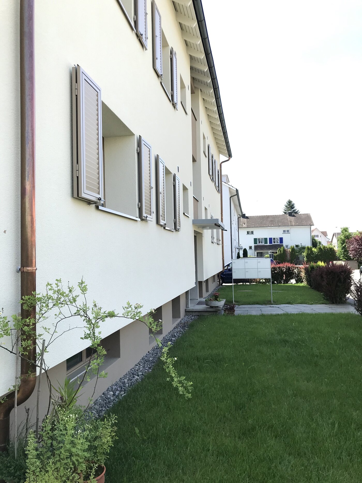 Mehrfamilienhaus Ackerstrasse, Fassadendetail