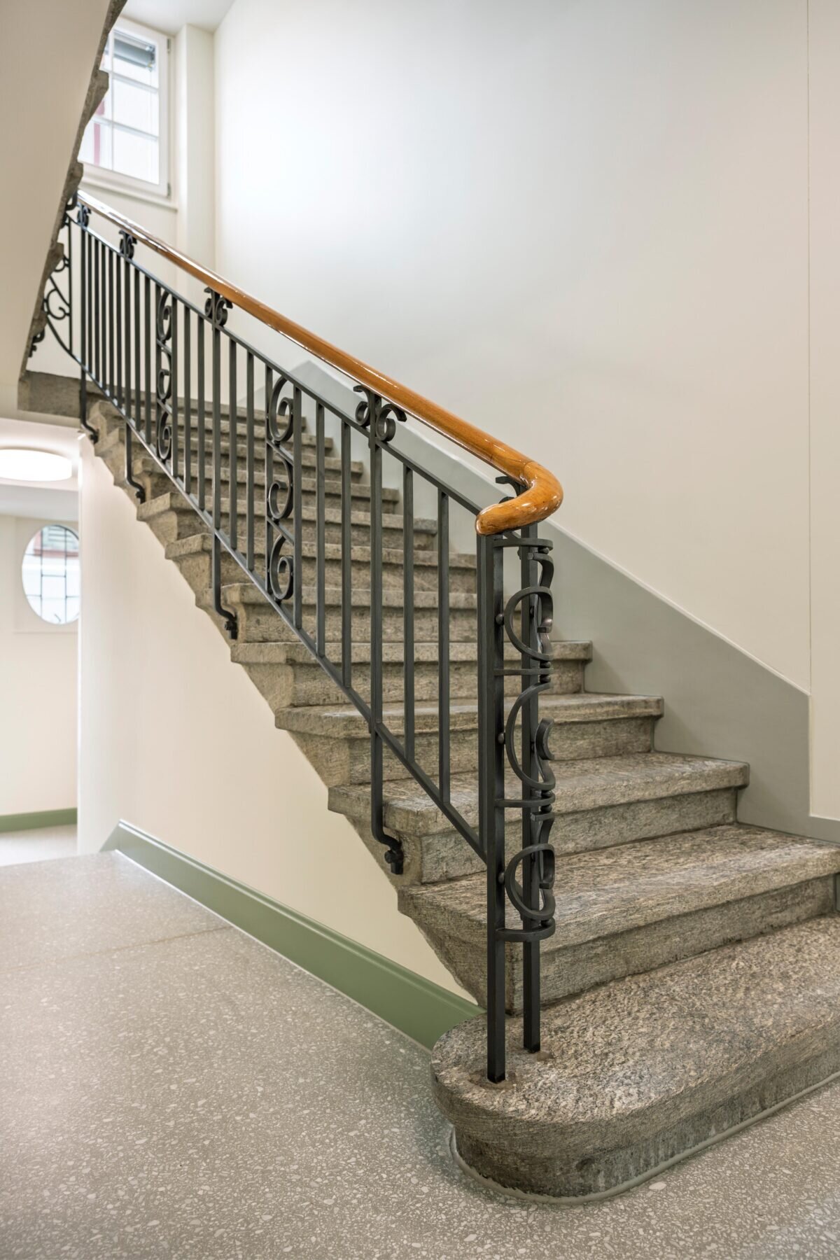 Gemeindehaus Unterägeri, historisches Treppenhaus