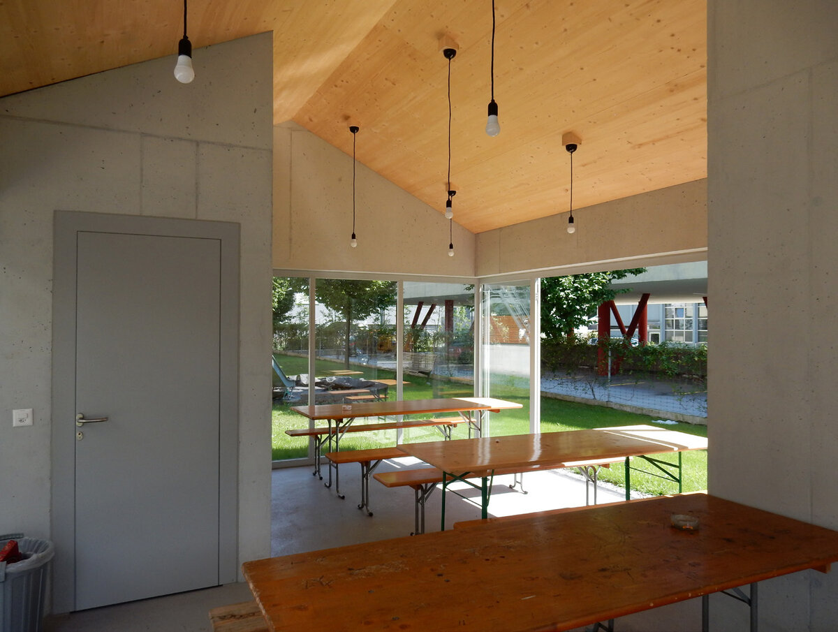 Landi Pavillon, Innenraum