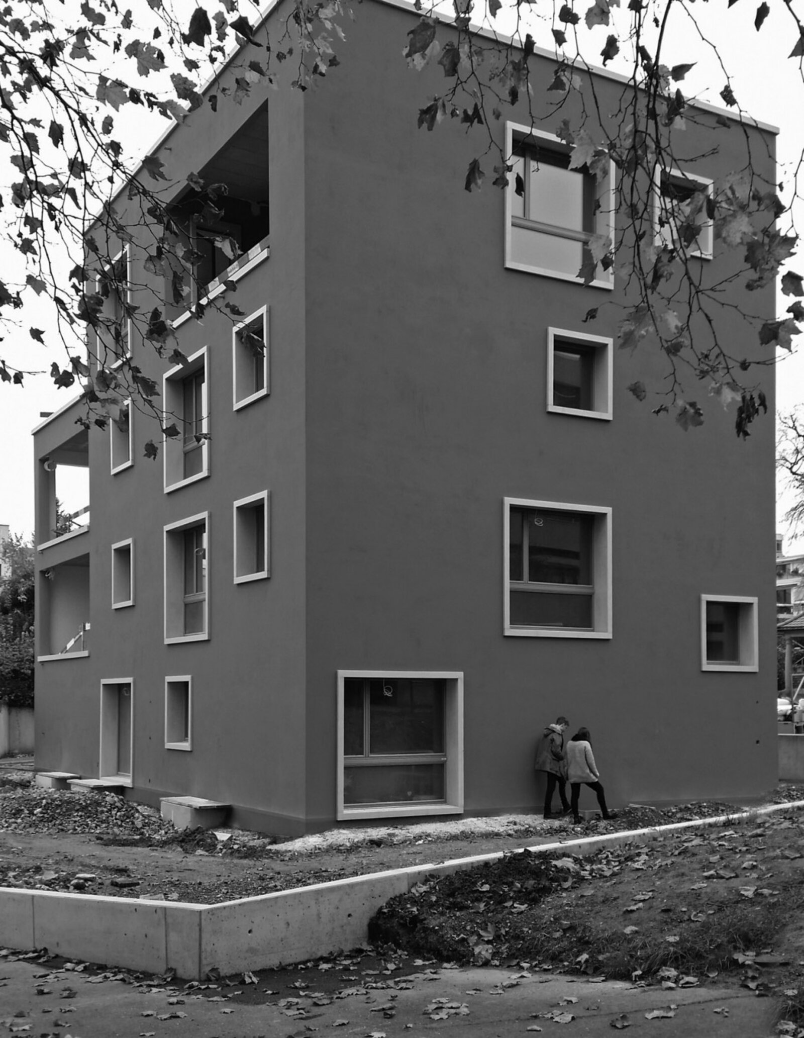 Mehrfamilienhaus Löberenstrasse, Fassadenansicht